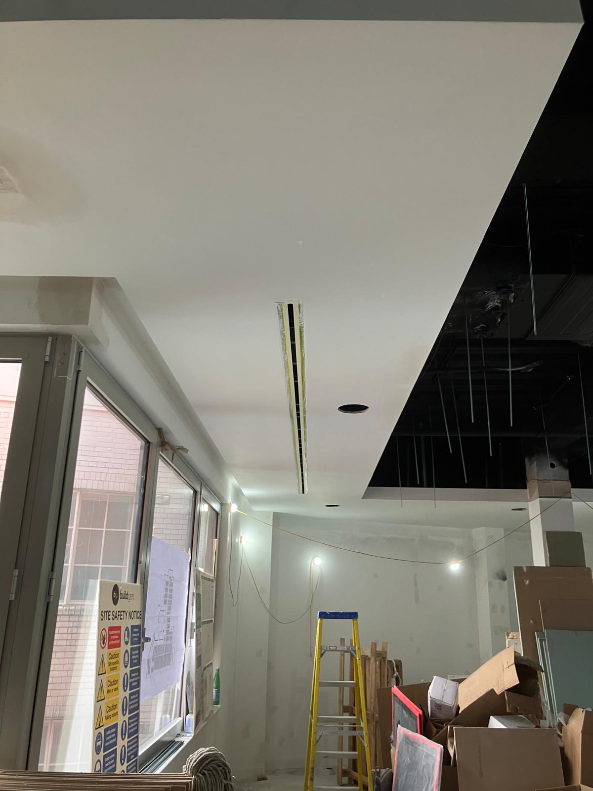 Meeting room partitions progressing